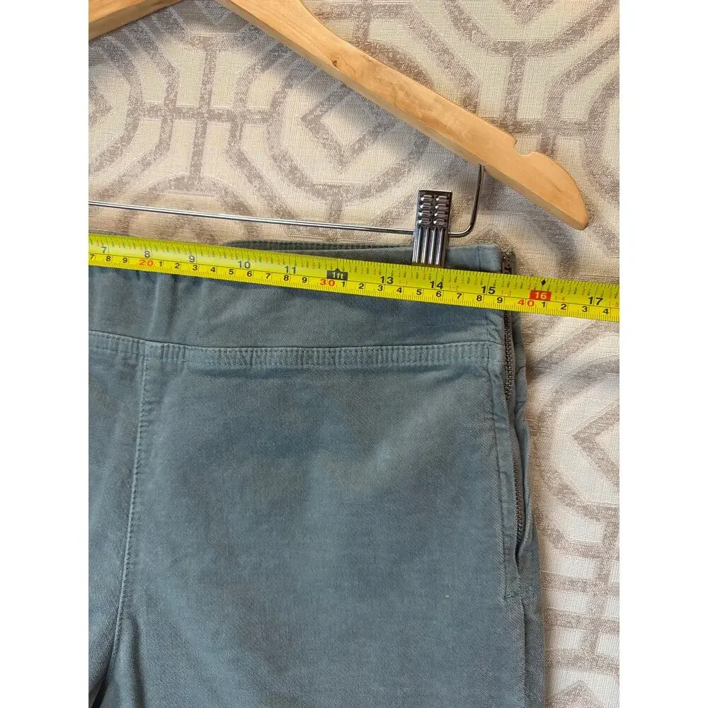 Free People In My Feelings Velvet‎ Crop Slim Flare Pants size M